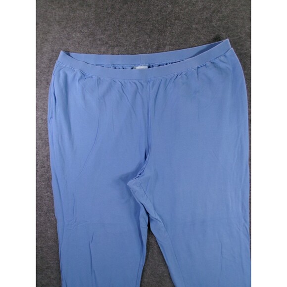 Liz Me Pants Women 3X Blue Stretch Capsule Causal Everyday Lounge Basic - Picture 2 of 12